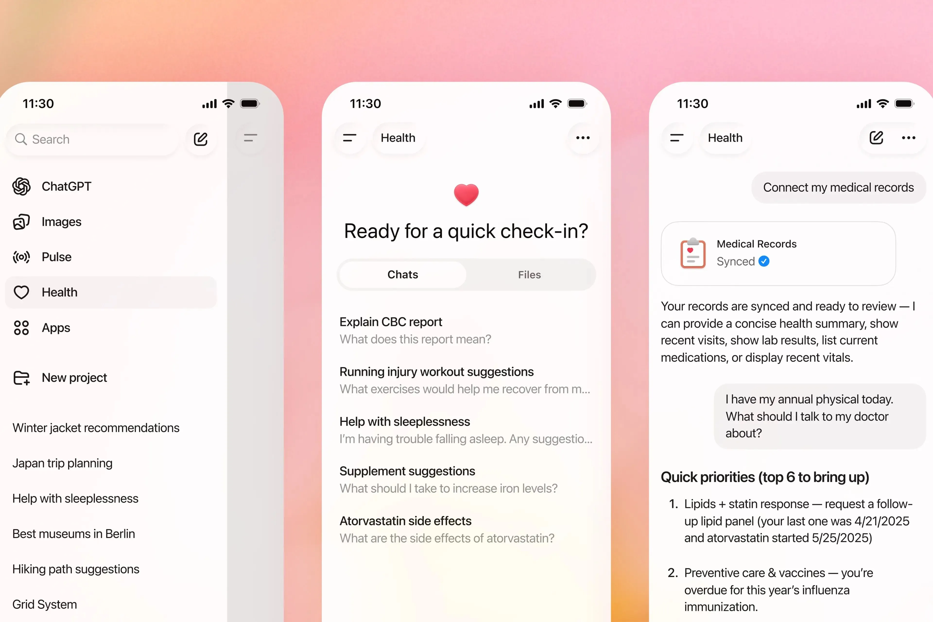 Cartelle cliniche e dati